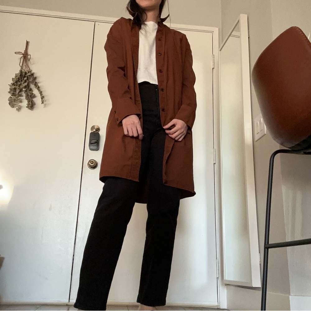 Cos Lightweight Brown Duster Jacket - image 1